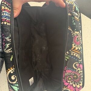 Vera Bradley Black and Multicolor Floral Bag